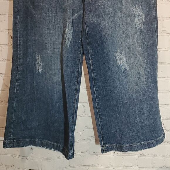 Ci Sono wide leg low rise capris size 5 NWT - Picture 3 of 8